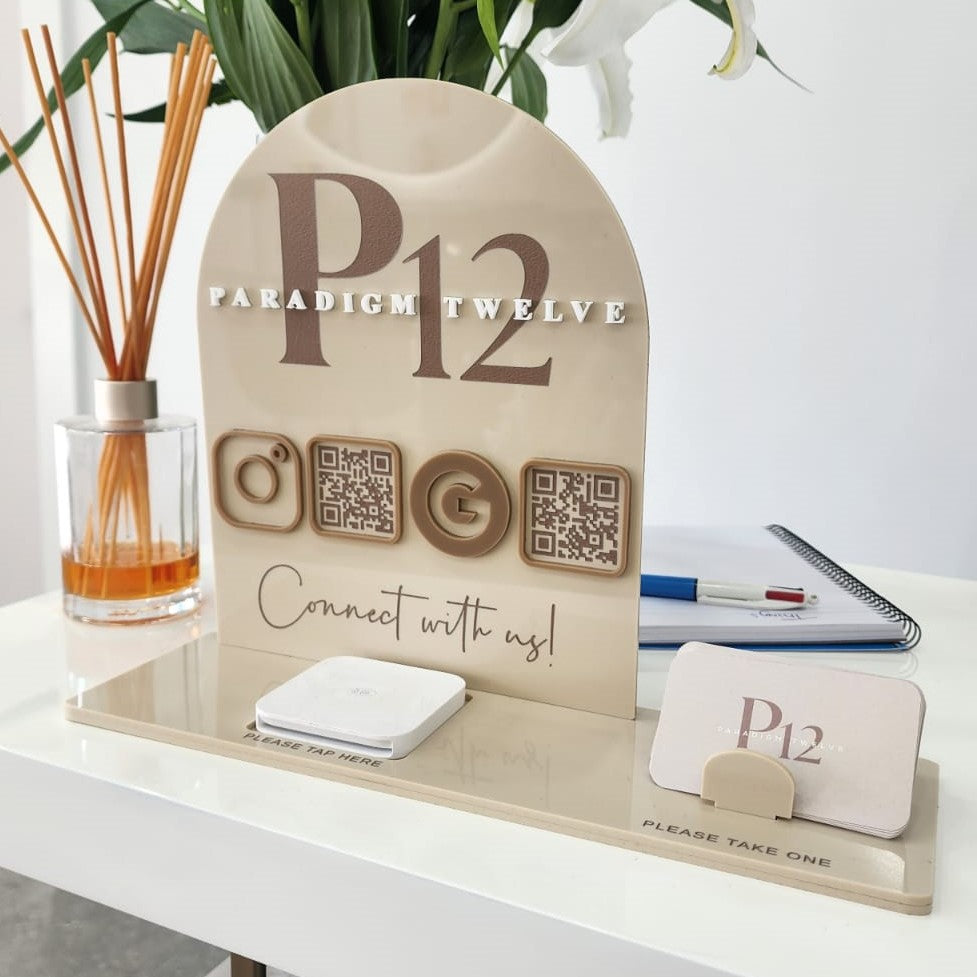 Social Media QR Stand 4