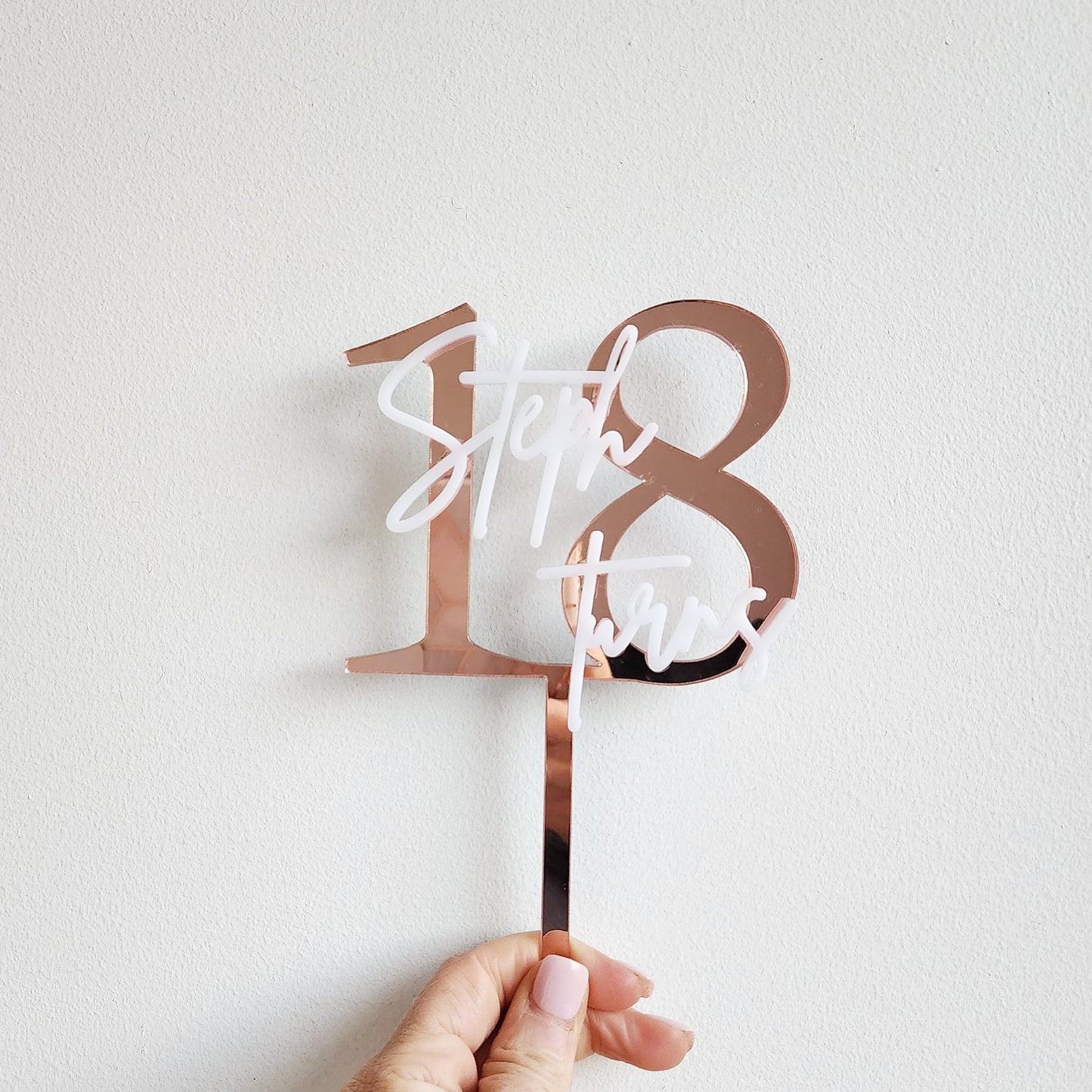 Cake topper (Double layer)