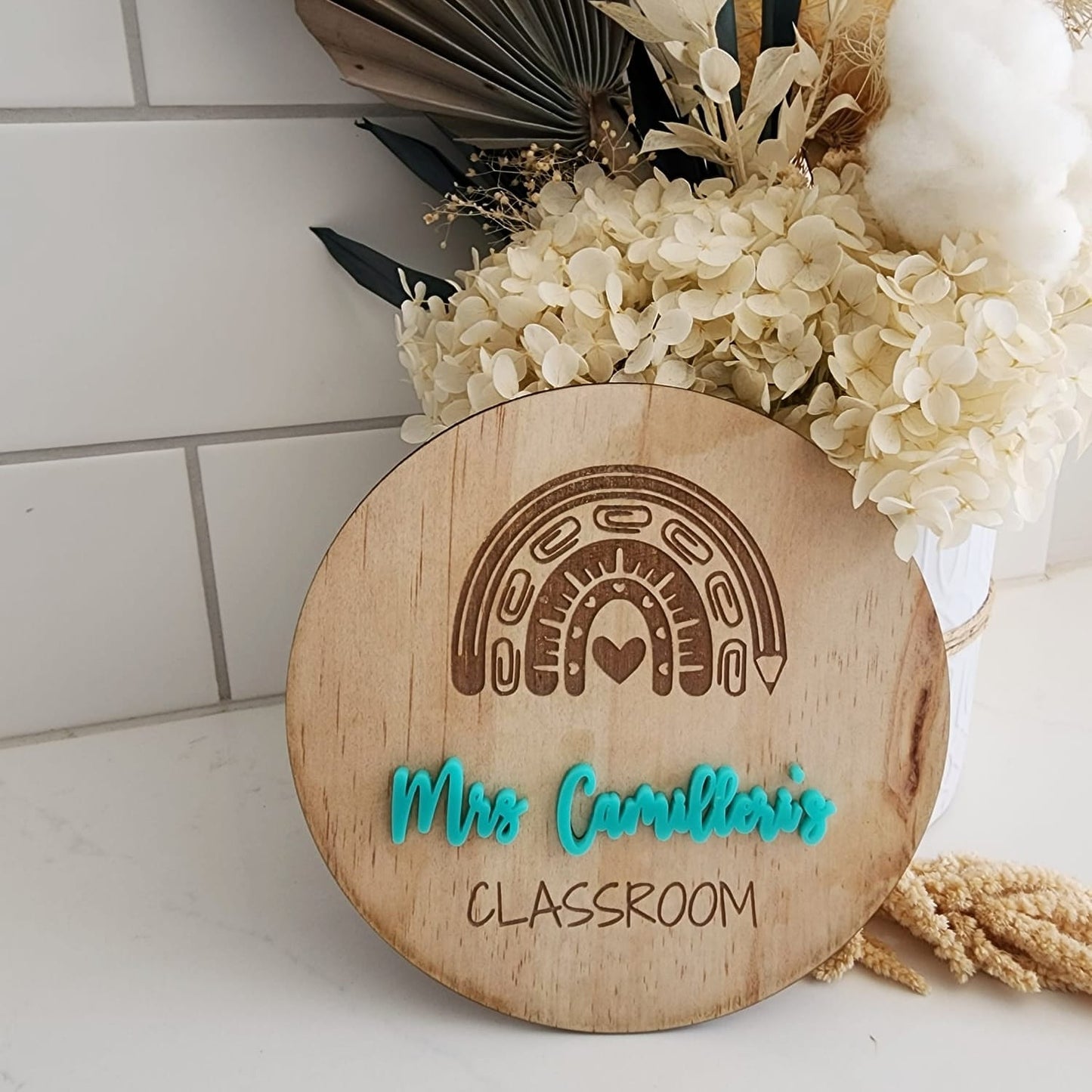 Teacher classroom plaque