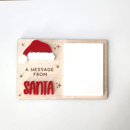 'A message from Santa' board