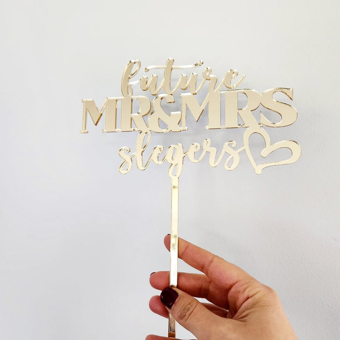 Cake Topper (Single Layer)