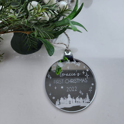'First Christmas' tree ornament