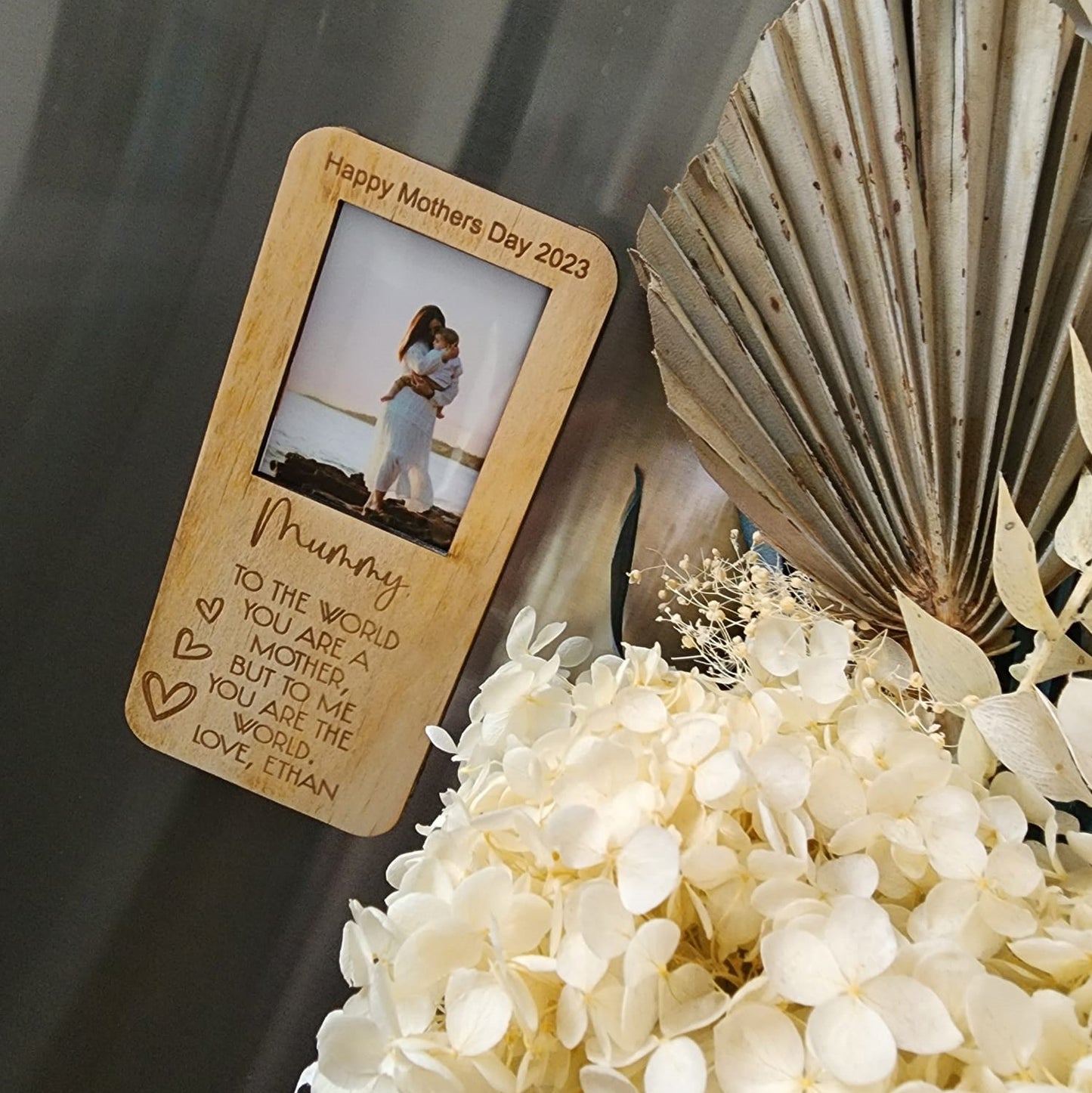Magnetic photo frame- Mother's day