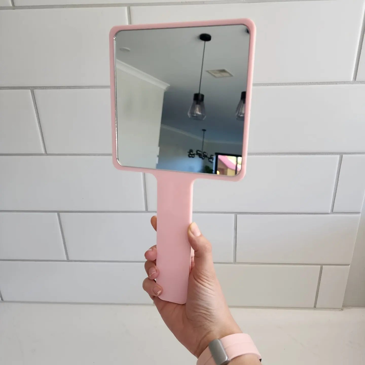 Custom logo handheld mirror