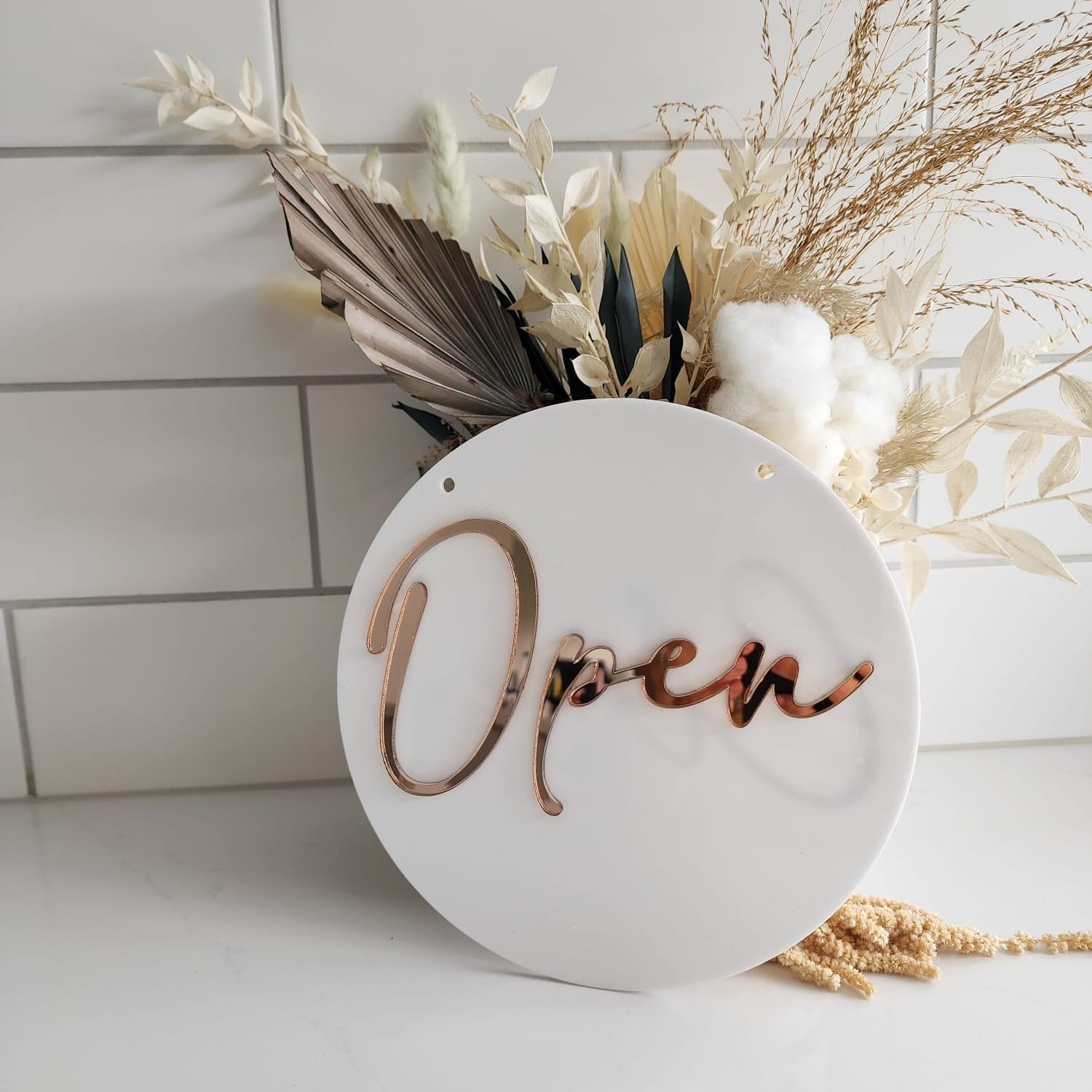 Open Closed Sign Double sided – Mica & Macc